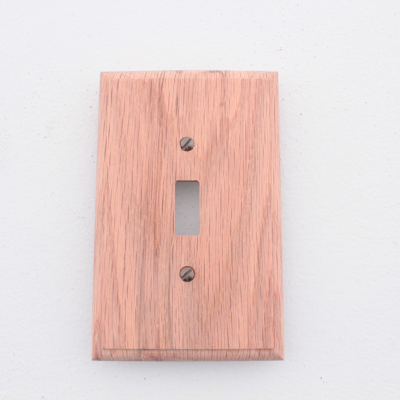 Leviton 89201-UNF Unfinished Wood 1-Gang Toggle Switch Cover Wallplate