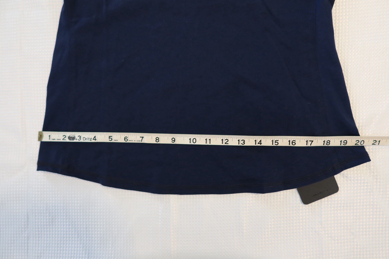 Fabletics Vital 1-Pocket Scrub Top- Navy, Small