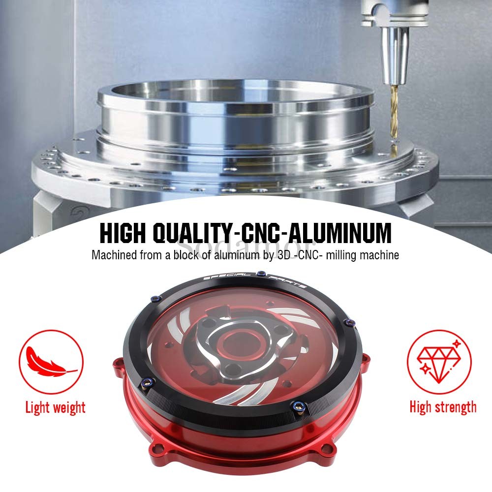 For DUCATI SUPERBIKE PANIGALE V4 2018-2024 Clear Clutch Cover Engine Protector