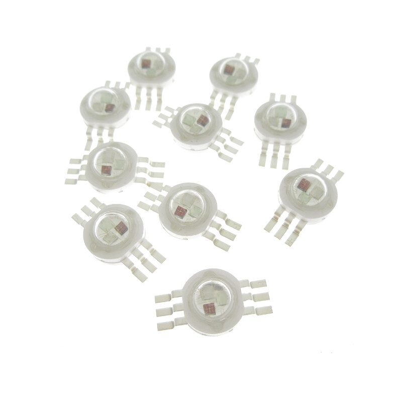 3W-18W RGB RGBW RGBWW RGBWY RGBWYV High Power LED Chip 4/ 6 / 8 /10/12 pin bead