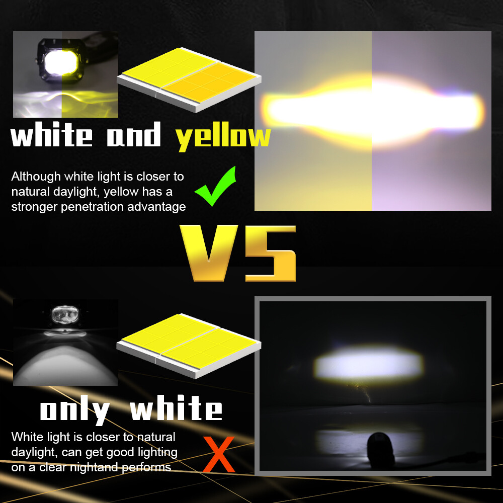 For 2020-2025 Polaris RZR Pro XP Roof 32"Curved LED Light Bar Wire w/3" Pods Kit