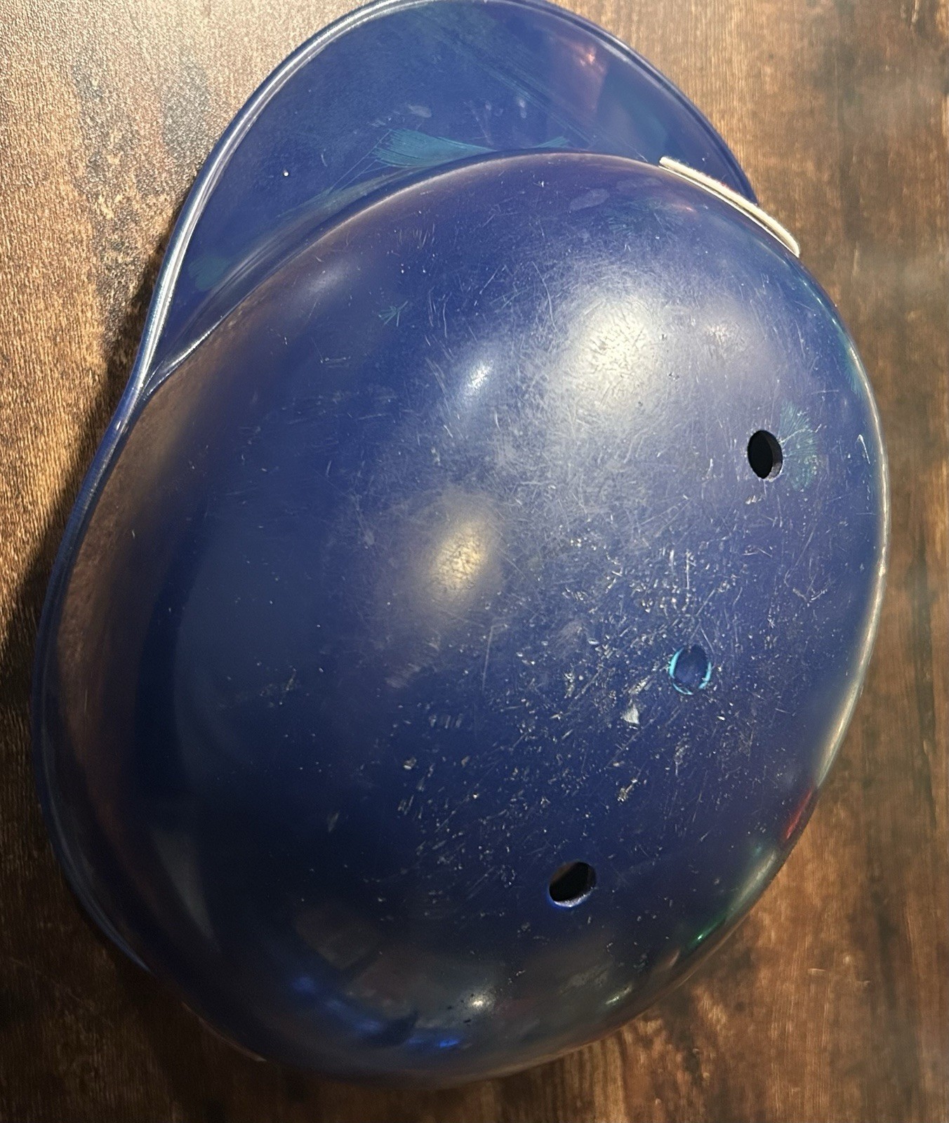 Circa 2004 Chicago Cubs #39 ABC Game Worn Used Catchers Flapless Helmet