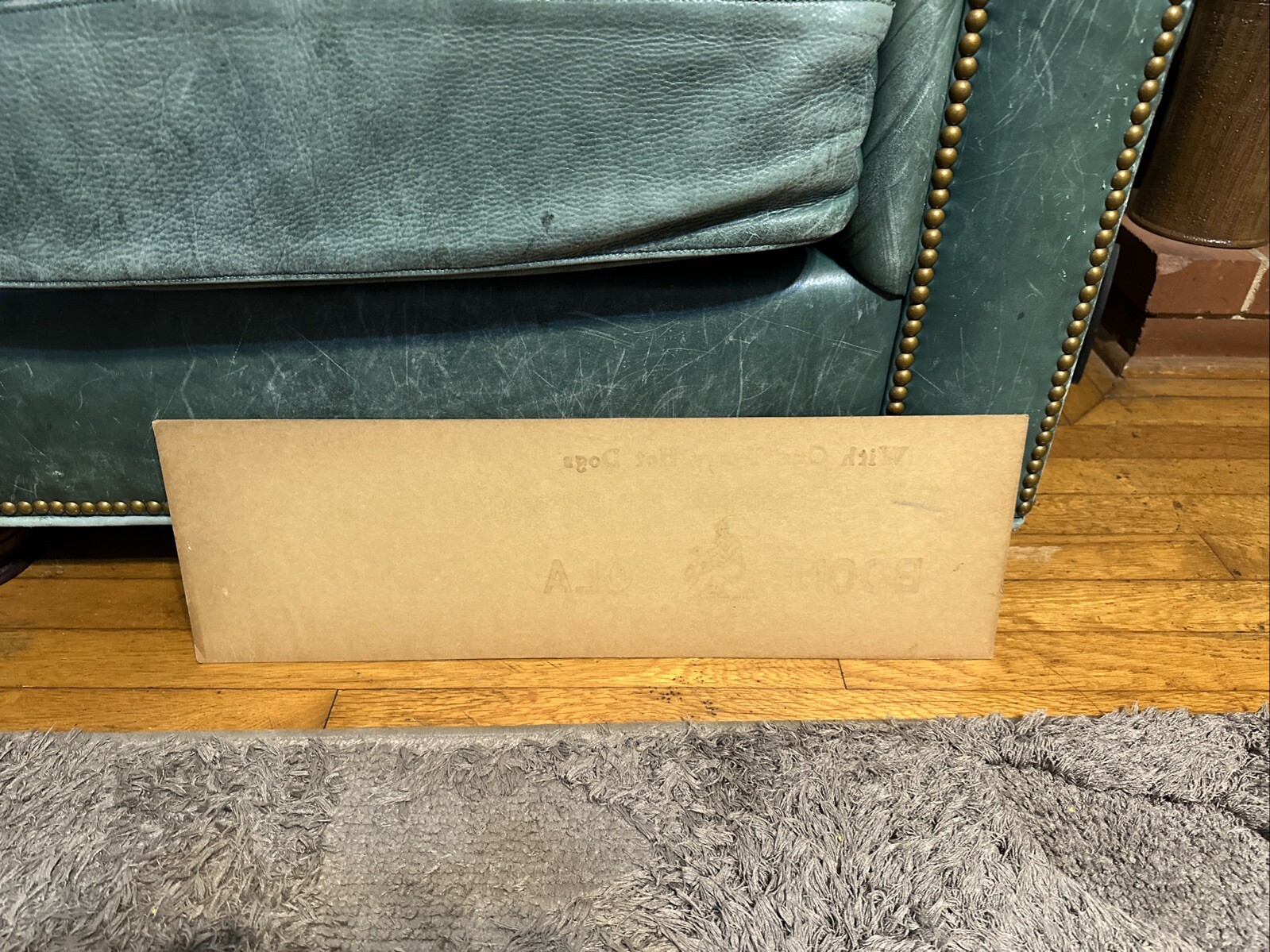 SCARCE BOONE COLA SODA ADVERTISING SIGN