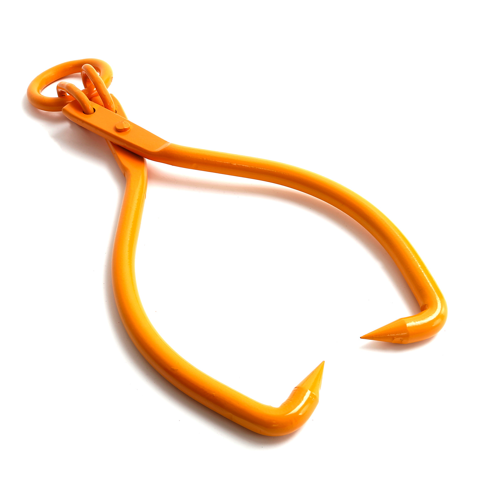 16" inch Timber Log Grab Skidding Tongs Wood Handle Claw Hook Log Lifter Lifting