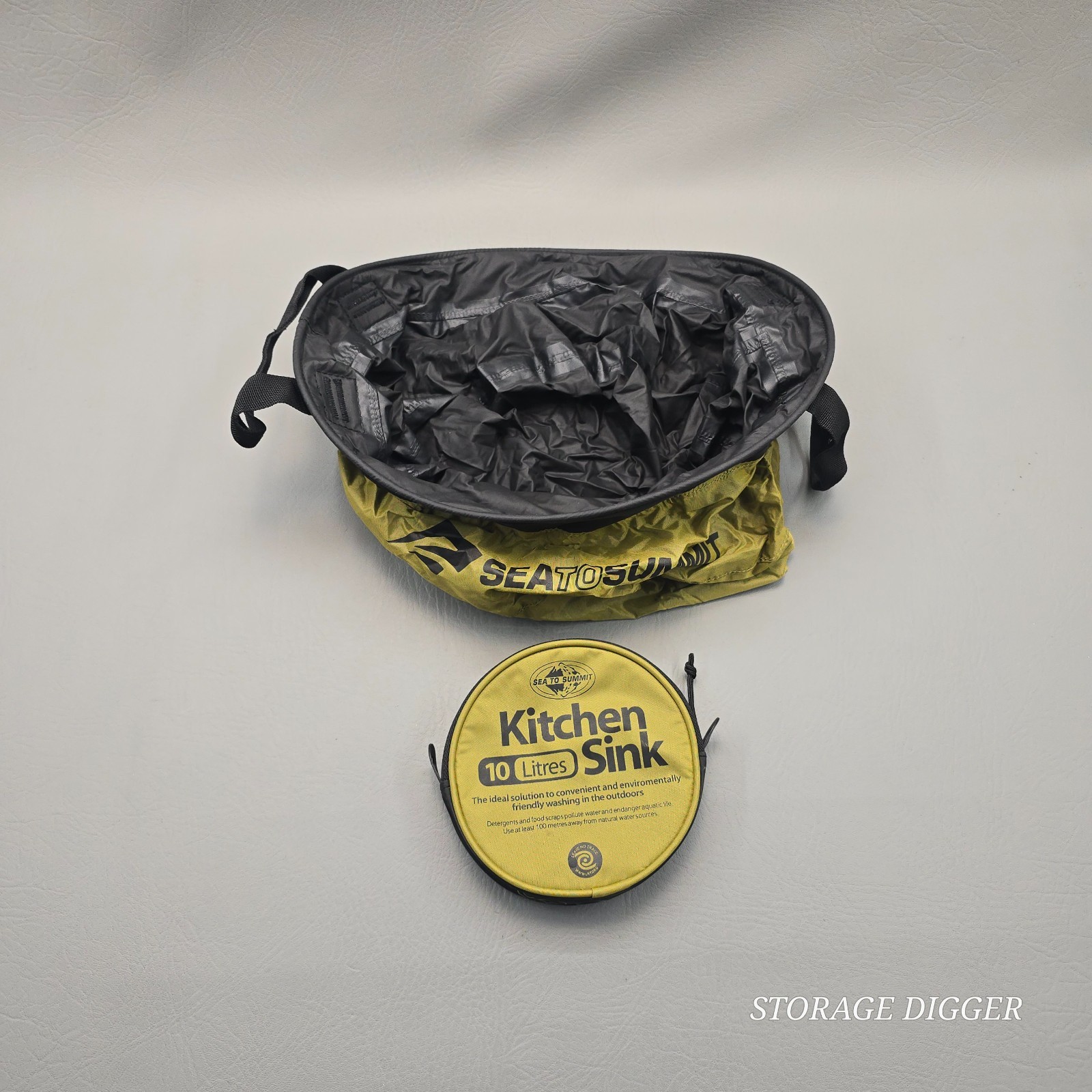 Sea To Summit Kitchen Sink 10L Folding Collapsible For Outdoor, Cooking, Camping