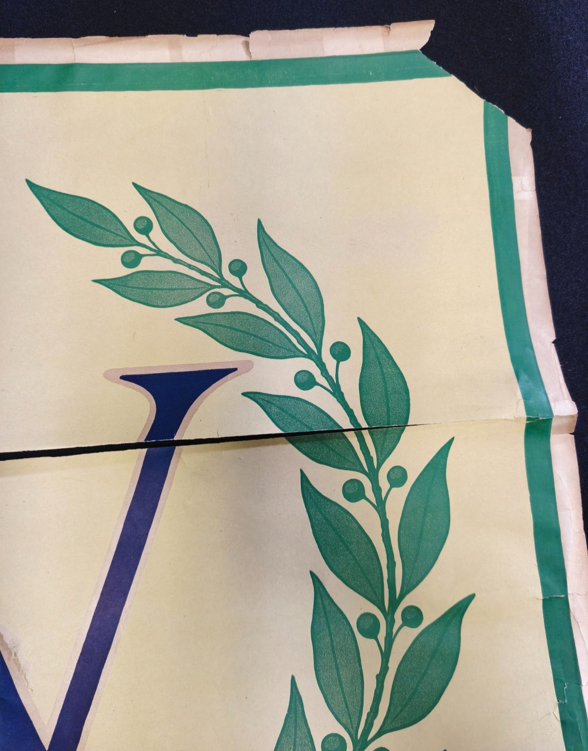 Original WW1 US Poster 31" x 22" Finish the Job Victory Liberty Loan