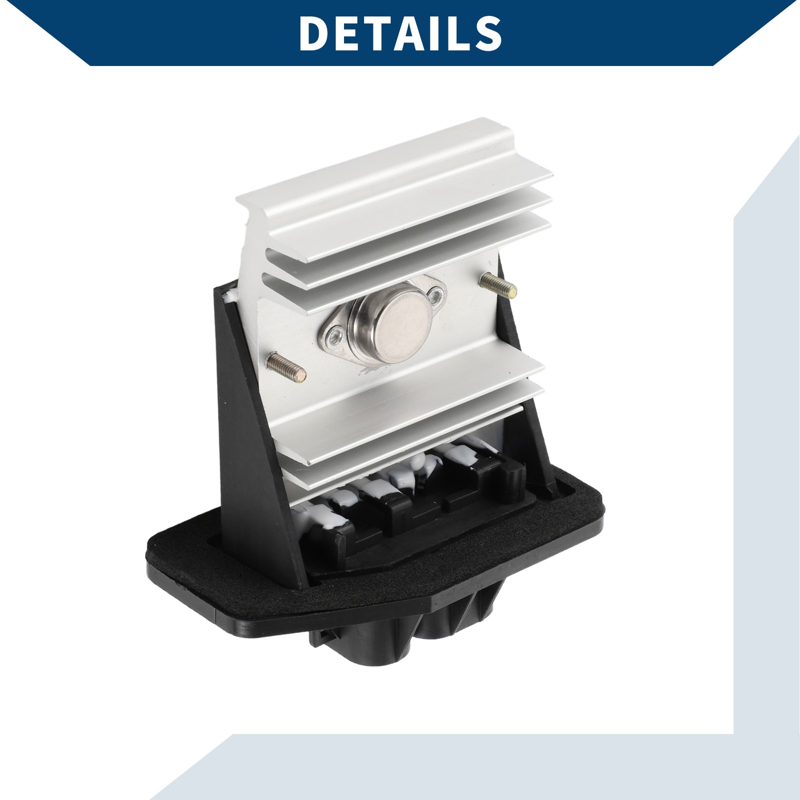 HVAC Blower Motor Resistor No.12484912 for Buick Park Avenue 1991-1993 Black