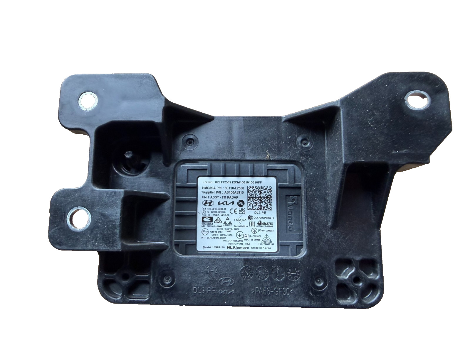 2025 KIA TELLURIDE CRUISE CONTROL DISTANCE SENSOR OEM 99110-L2500