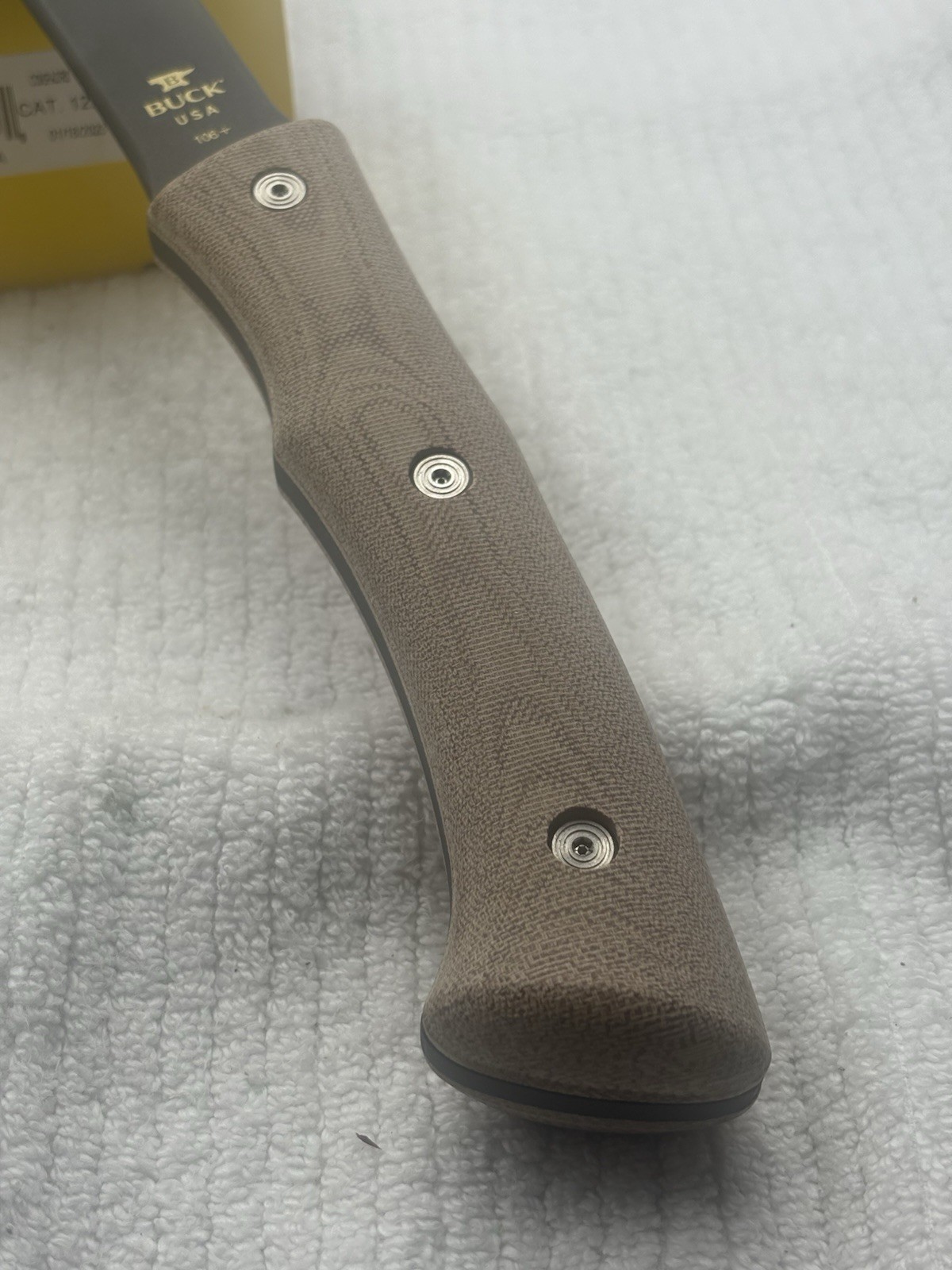 Buck 0106BRS1-B Compadre Axe With Leather Sheath NIB Made In USA Discontinued