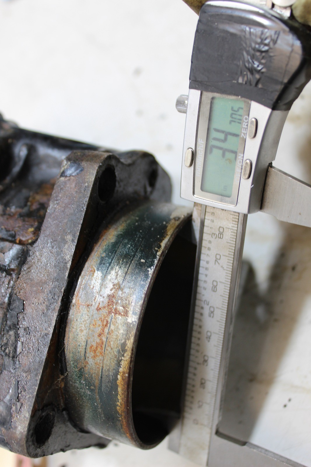 Harley Panhead Shovelhead 74" OEM Front Cylinder Barrel and S&S Piston 3.470" Bo