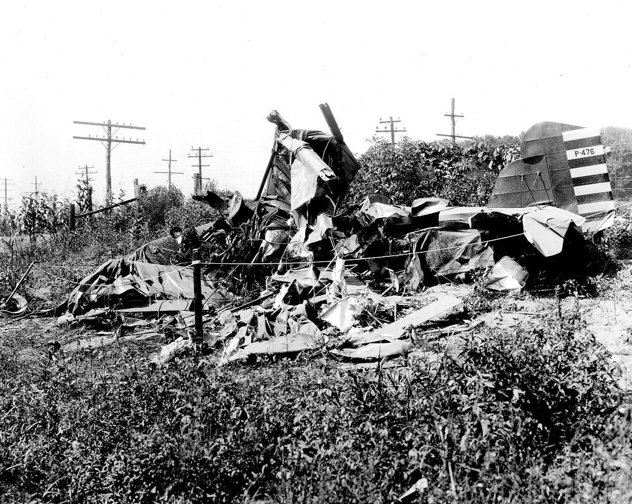 Airplane Crash Wreck World War I 8x10 WWI WW1 Photo 54