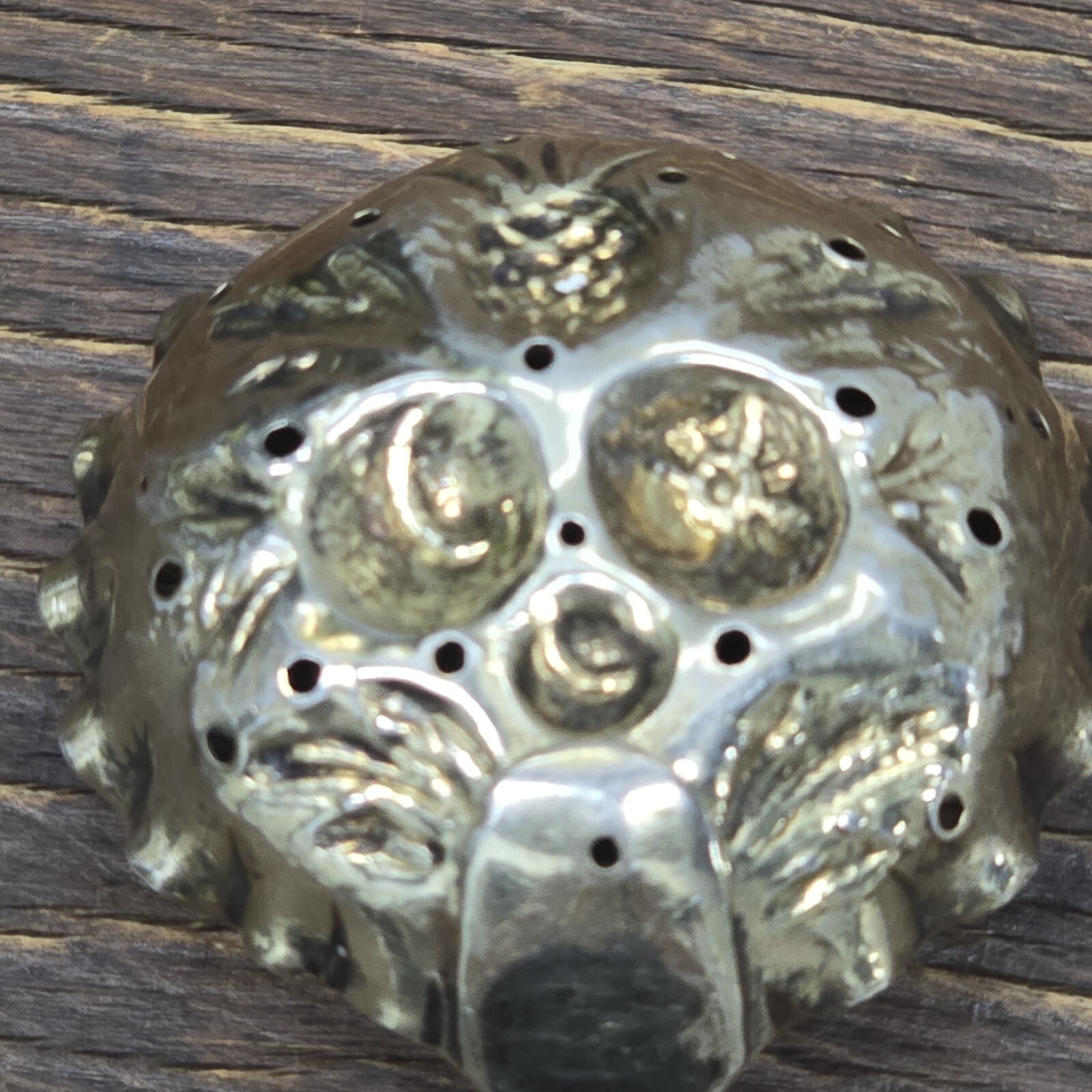 Charles Eley English sterling spoon 1800s bonbon fruit spoons With Lion Crest