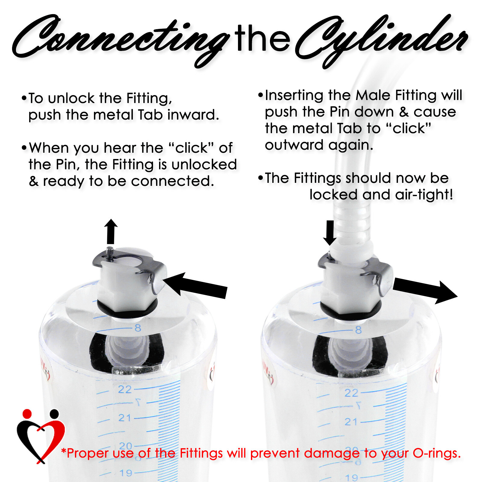 LeLuv Magna PRO+ Penis Pump | Round Flange Cylinders | Smart LCD Screen Handle