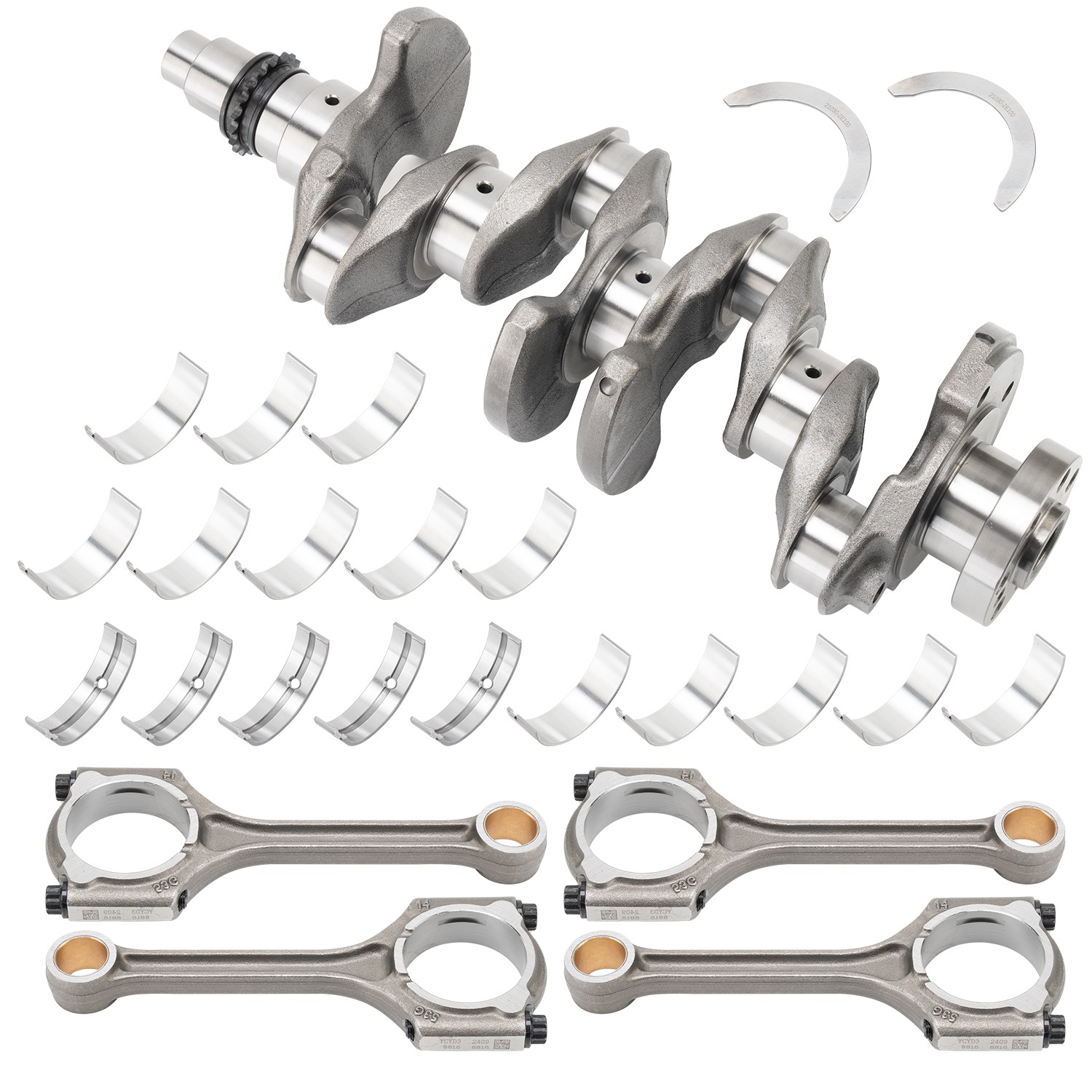 Crankshaft Con Rods & Bearing Set For Hyundai Elantra Tucson KIA Soul Forte 2.0L