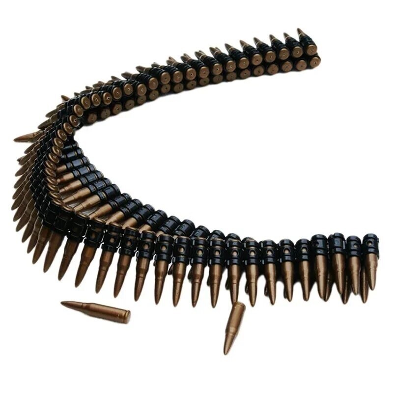 Replica Inert 7.62mm M13 Linked Fake Non Functional Bullet Ammo Belt Display