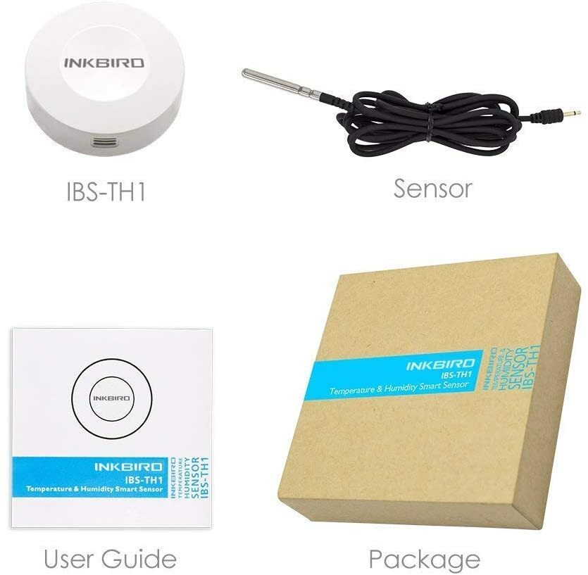 Inkbird IBS-TH1 Thermometer Hygrometer Wireless Temperature Recorder Bluetooth