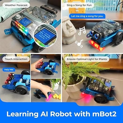 Makeblock mBot2 Coding Robot for Kids 8-12+, Scratch & Python, STEM Kit