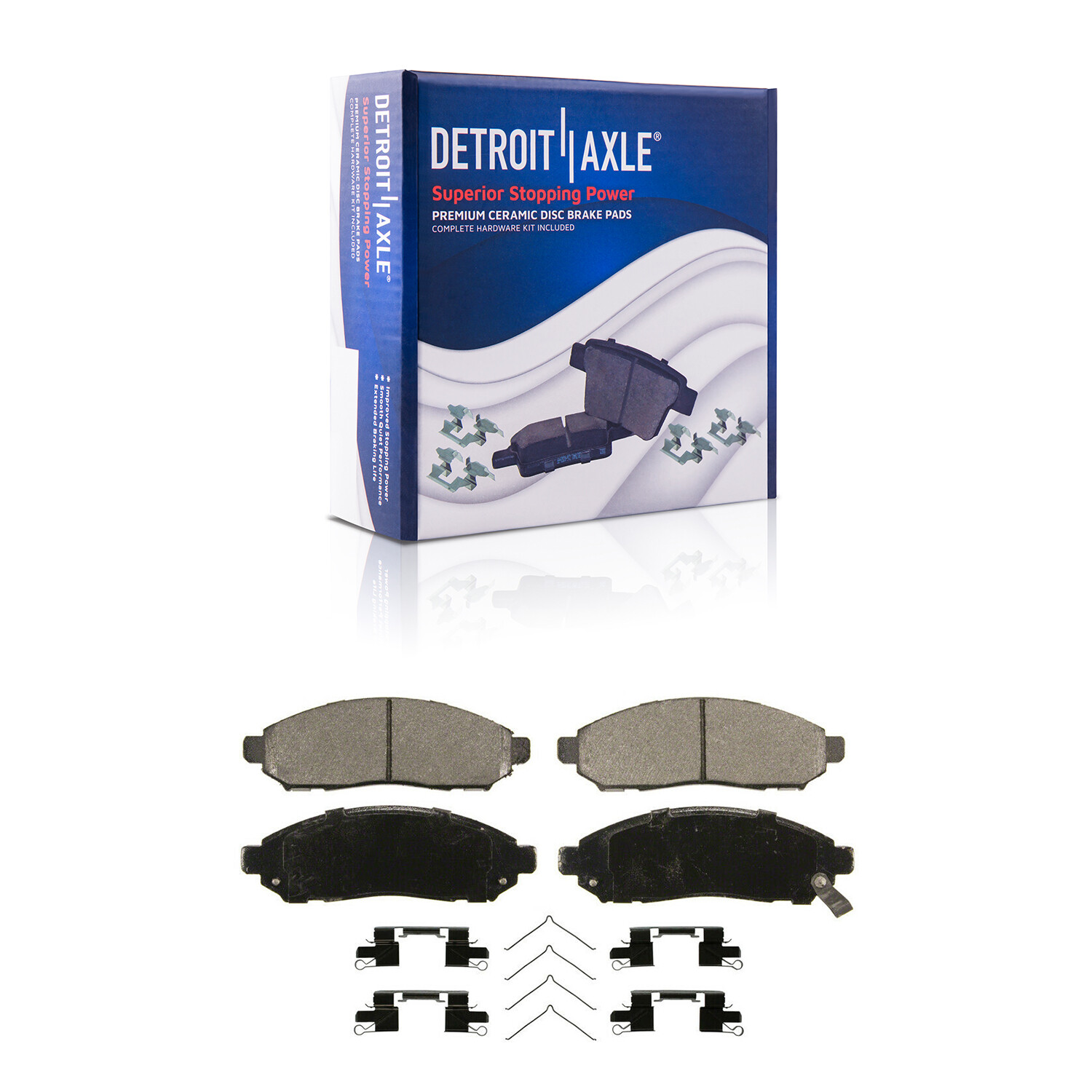 Front Rear Disc Brake Rotors Ceramic Brake Pads for 2005-2012 Nissan Pathfinder