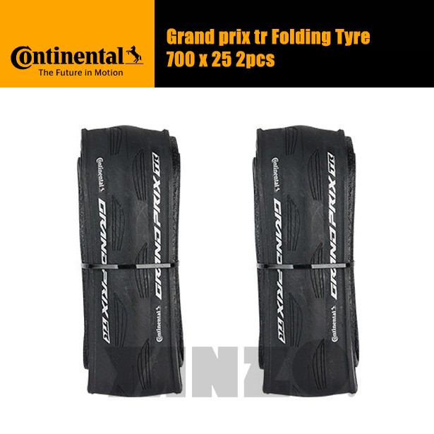 2pcs Continental Grand Prix Tr Tubeless 700*25c/28c/30c/32c Floding Black/Brown