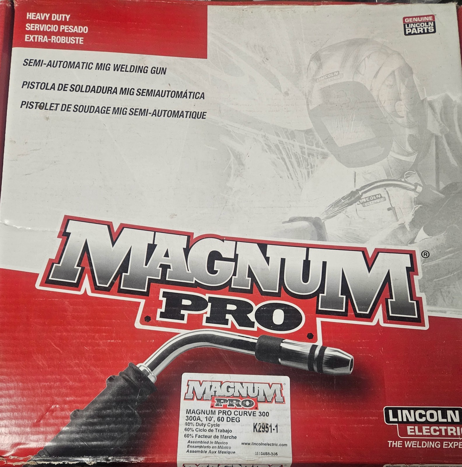 Lincoln Electric Magnum® PRO Curve 300 Welding Gun K2951-1