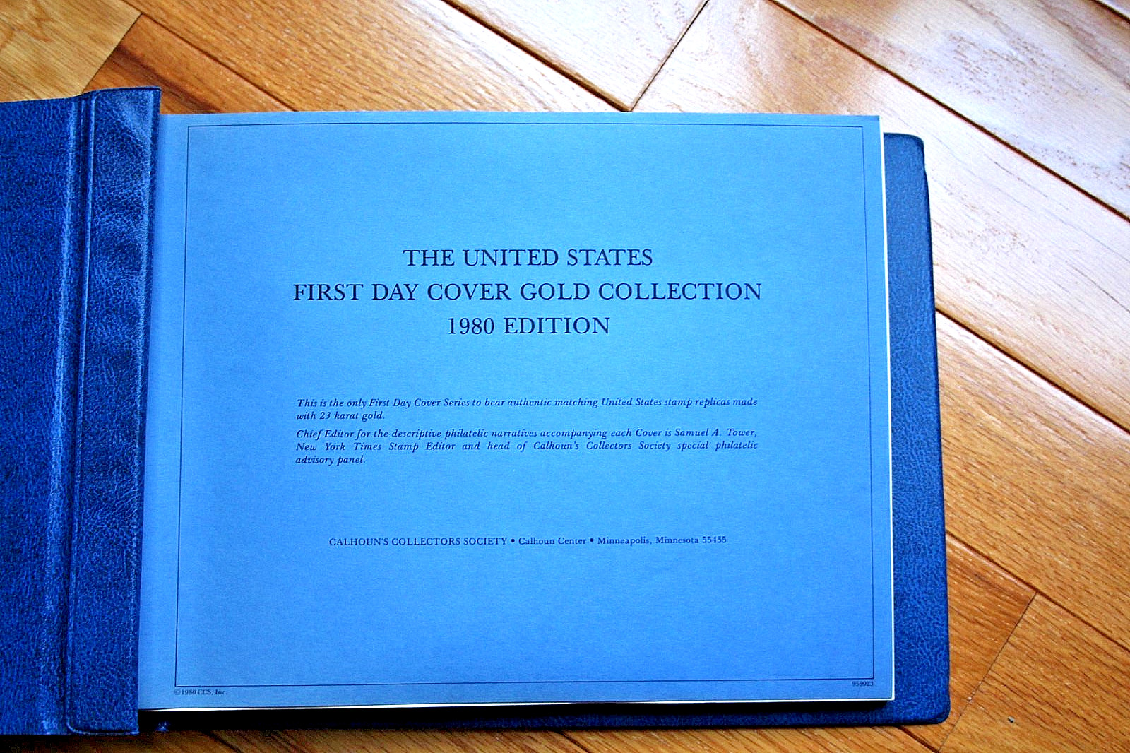 The United States FIRST DAY COVER 23K GOLD COLLECTION 1980 Calhouns 28 Stamps