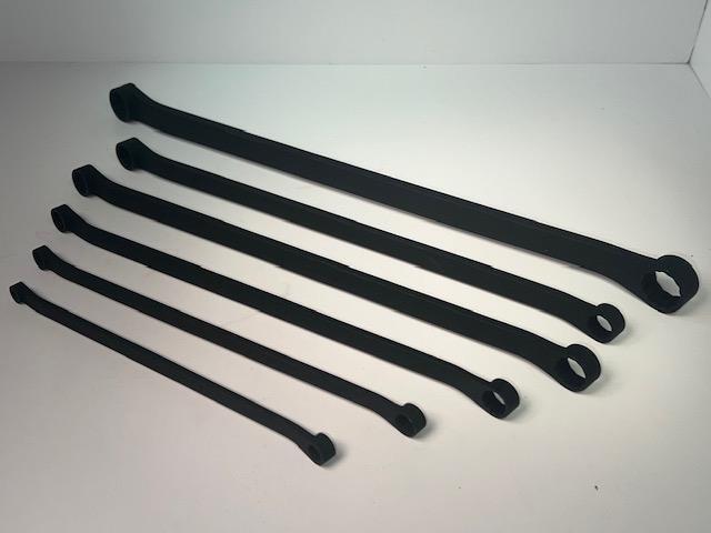 NEW Facom 6pc Set 15° Offset  LONG-REACH Thin Wall  Box End Metric Wrenches