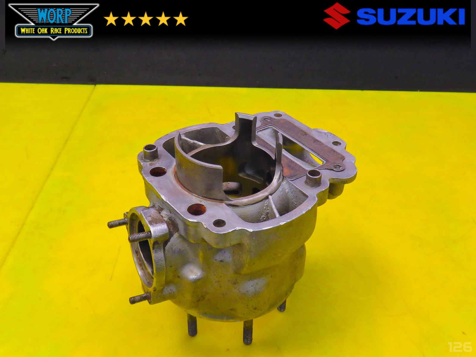 1986 SUZUKI LT250R ENGINE CYLINDER BARREL JUG TOP END + PISTON 70MM 85-92