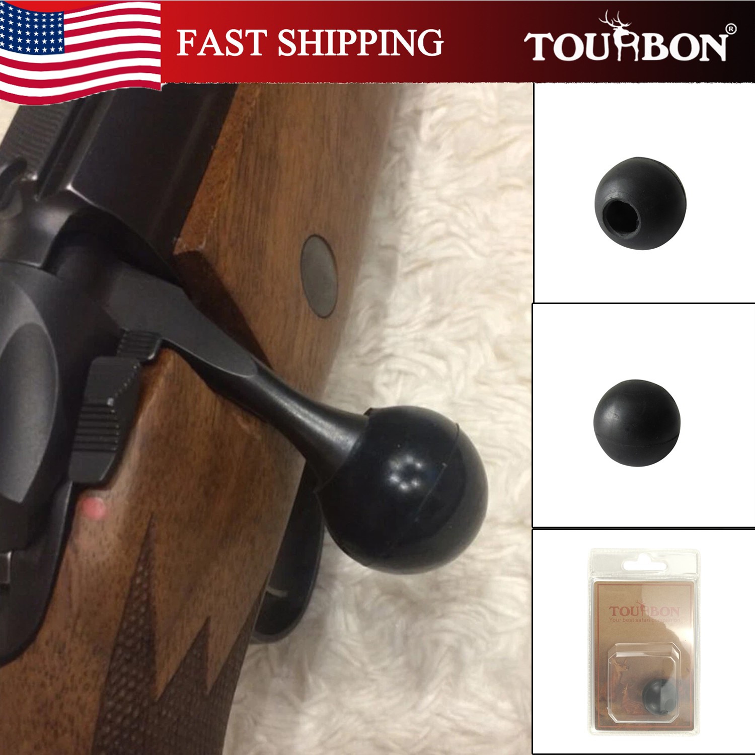 TOURBON Tactical Bolt Knob for Remington 700/Howa 1500/Savage 110 Rifle Bolt US