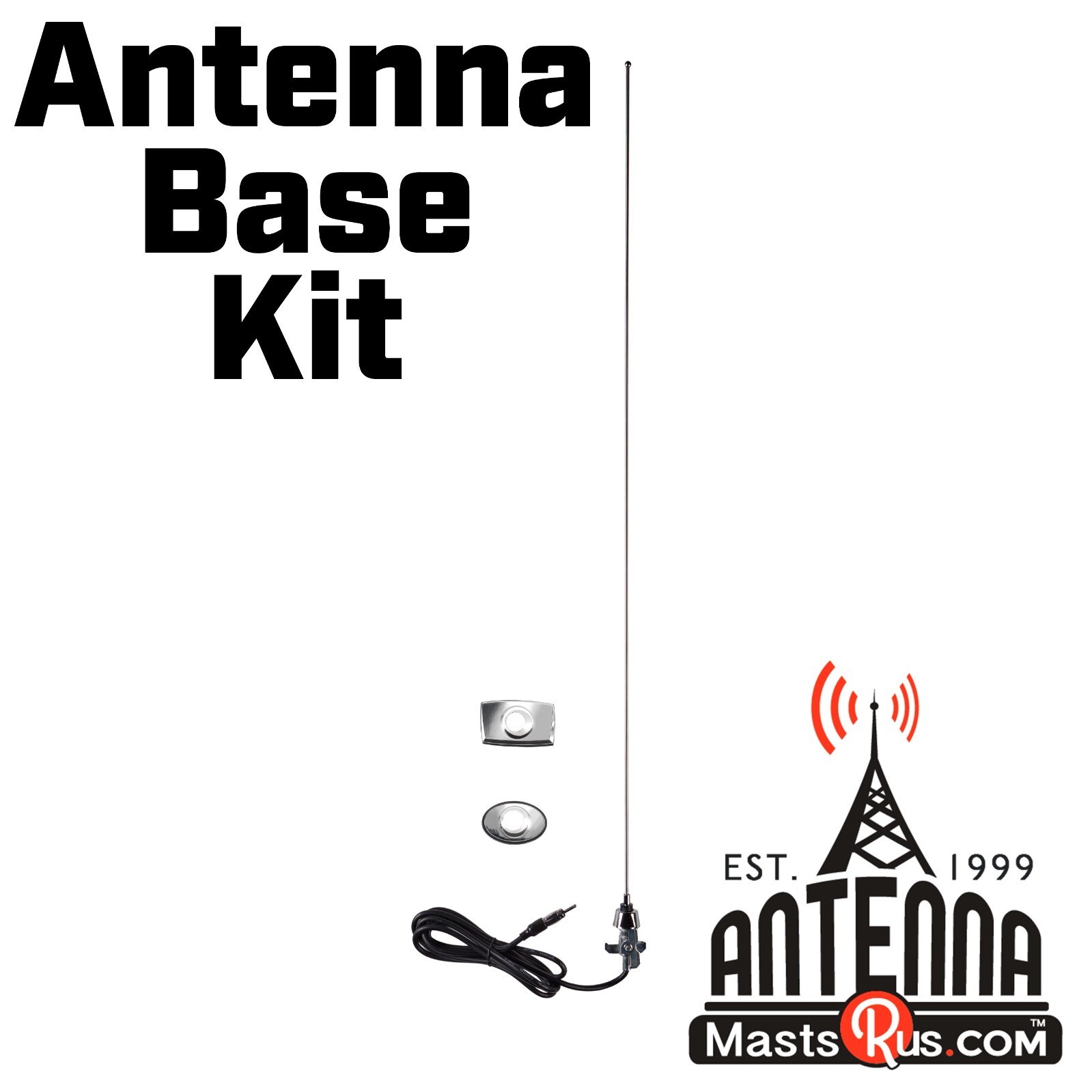 1973 - 1996 Antenna & Base FITS: Ford F-150/F-200/F-250/F-350