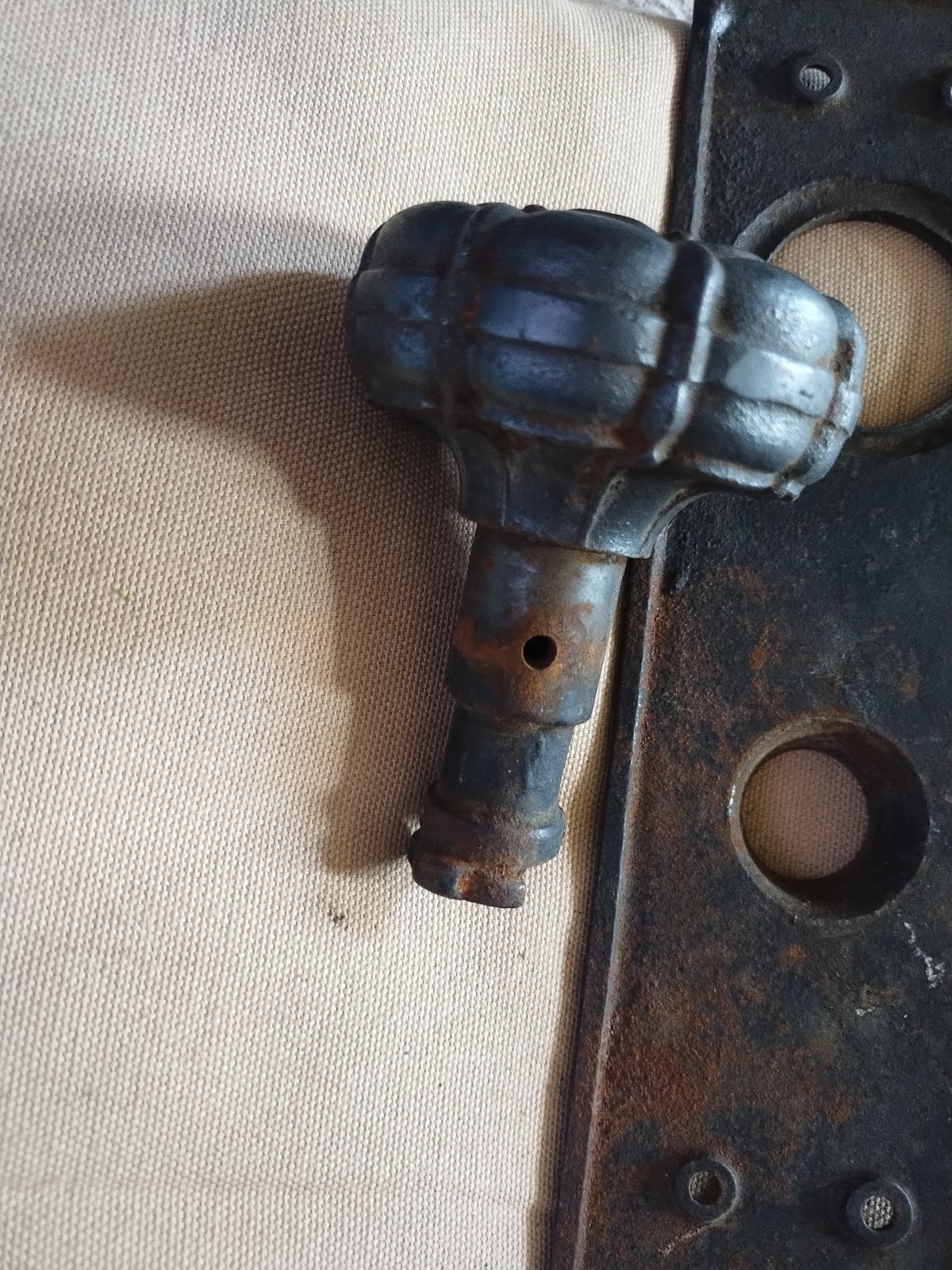 Antique Chicago Niles Sager Victorian Doorknob/Escutcheon Plate WYRE K-320