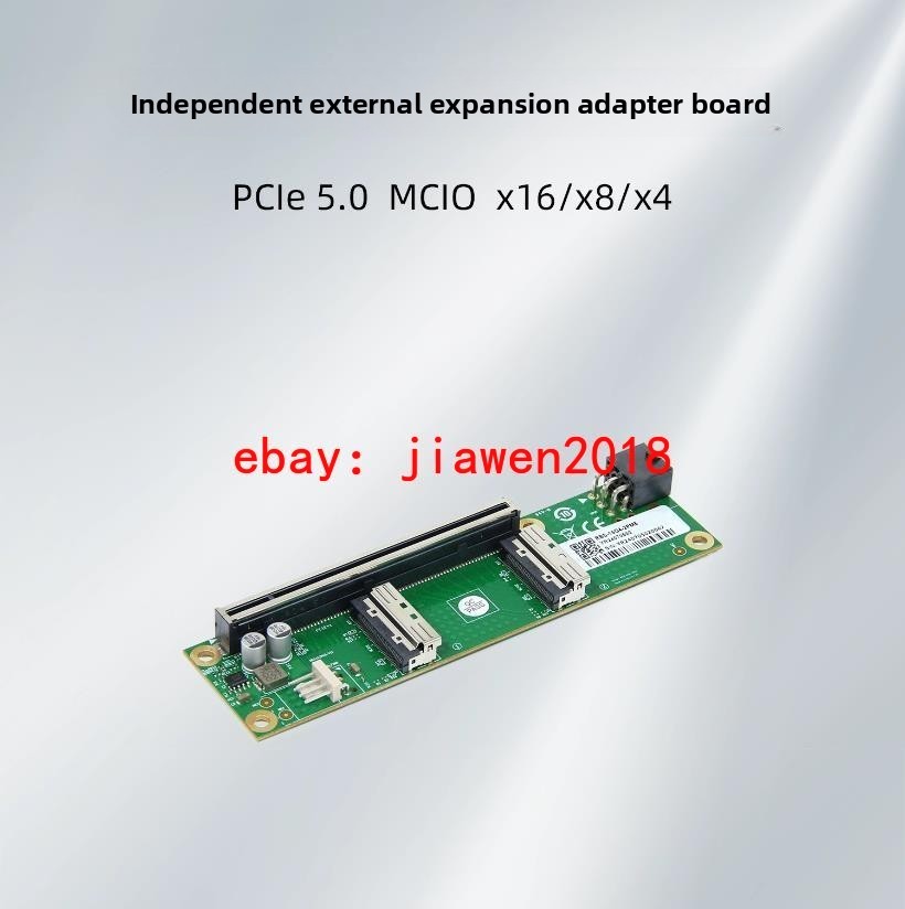 2 Port MCIO 8I To PCIe x16 Slot SFF-TA-1016 Adapter PCle 5.0 MCIO x16/x8 US