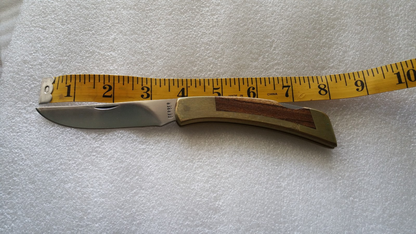 Gerber Sportsman II 2 Pocket Knife Folding Lockback Hunter Vintage + Sheath 80's