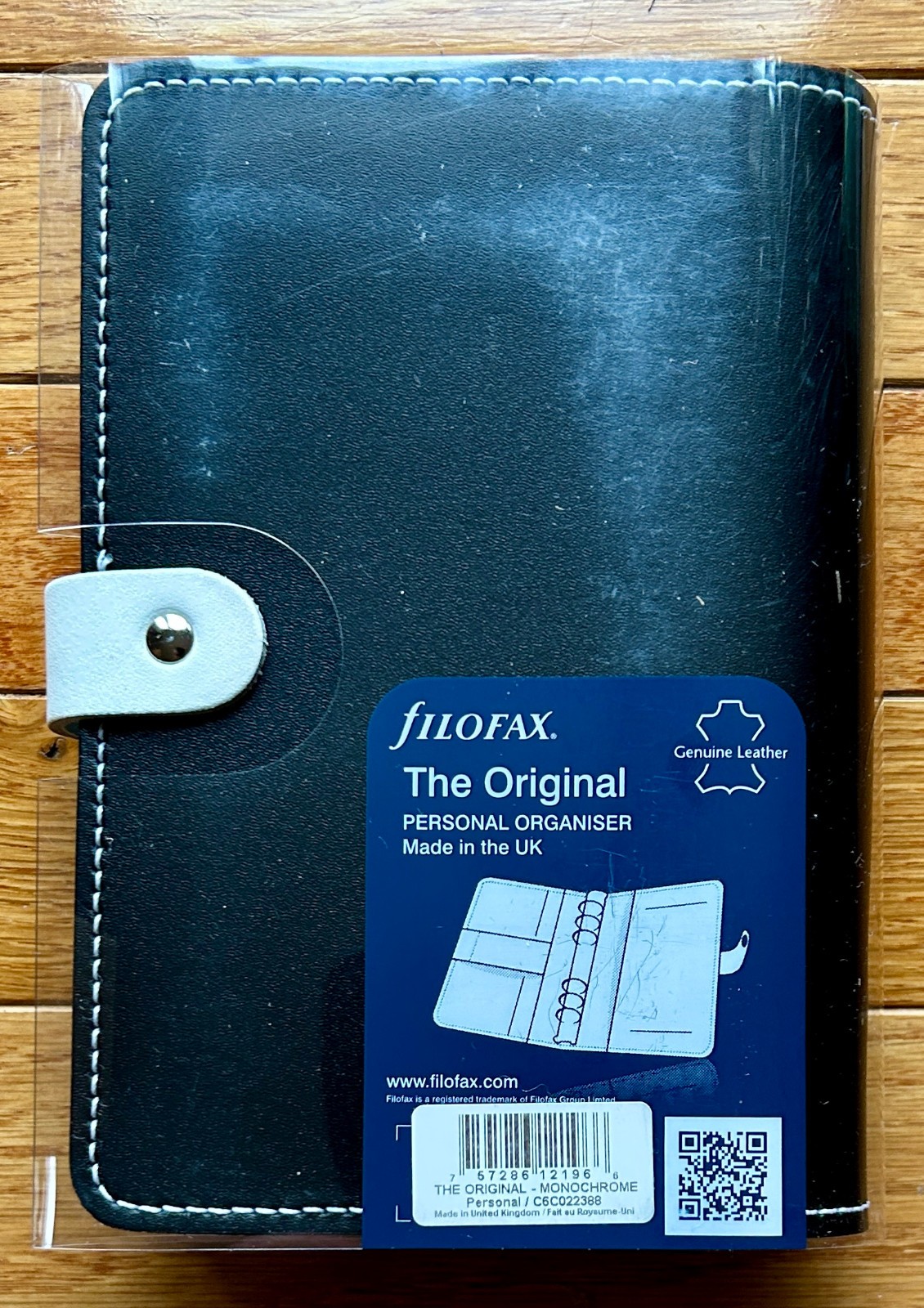 Filofax 2016 Personal Organizer, The Original Monochrome, 6.75 × 3.75" - NEW