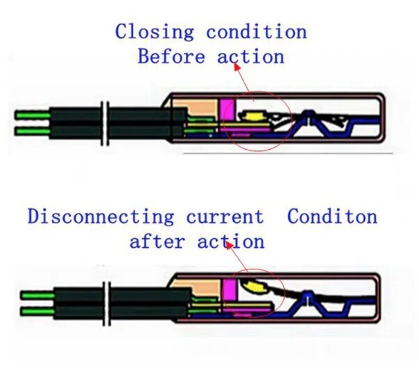 KSD9700 Temperature Switch Thermostat Thermal Protector NC, NO, 5A 250V US Stock