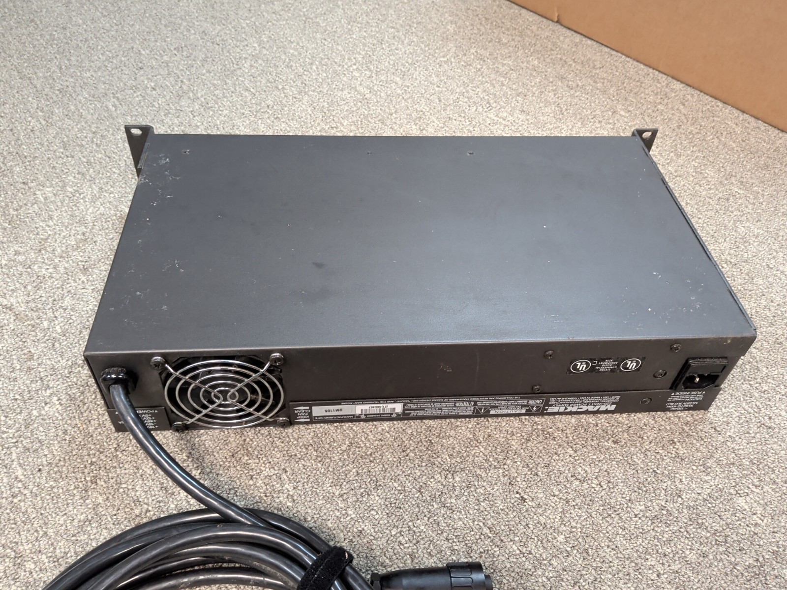 Mackie 220-Watt Power Supply For 8-Bus Mixers - Powers on, Fan Spins