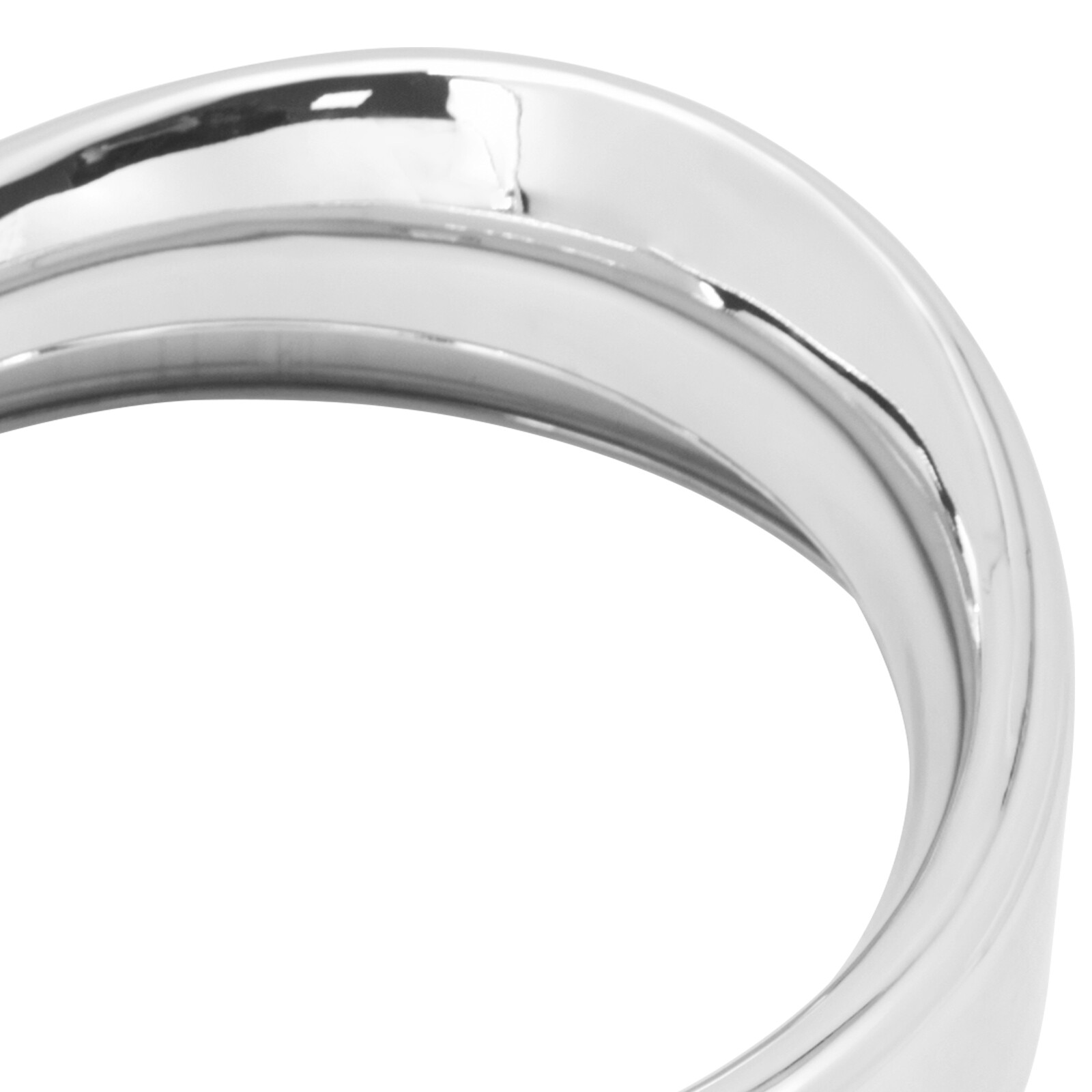 7" Headlight 4.5"Fog Light Visor Trim Ring Cover For Harley Softail Deluxe 94-17