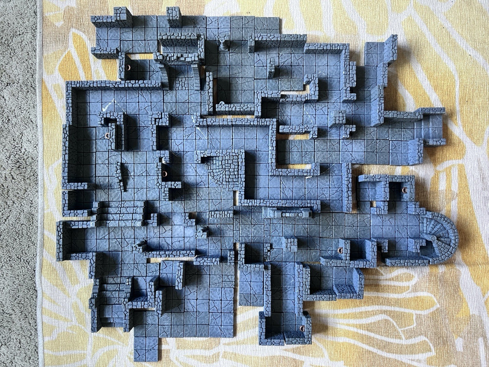 Handmade Dungeon Terrain Lot Tile Set (similar To Dwarven Forge) D&D Dragons 5e