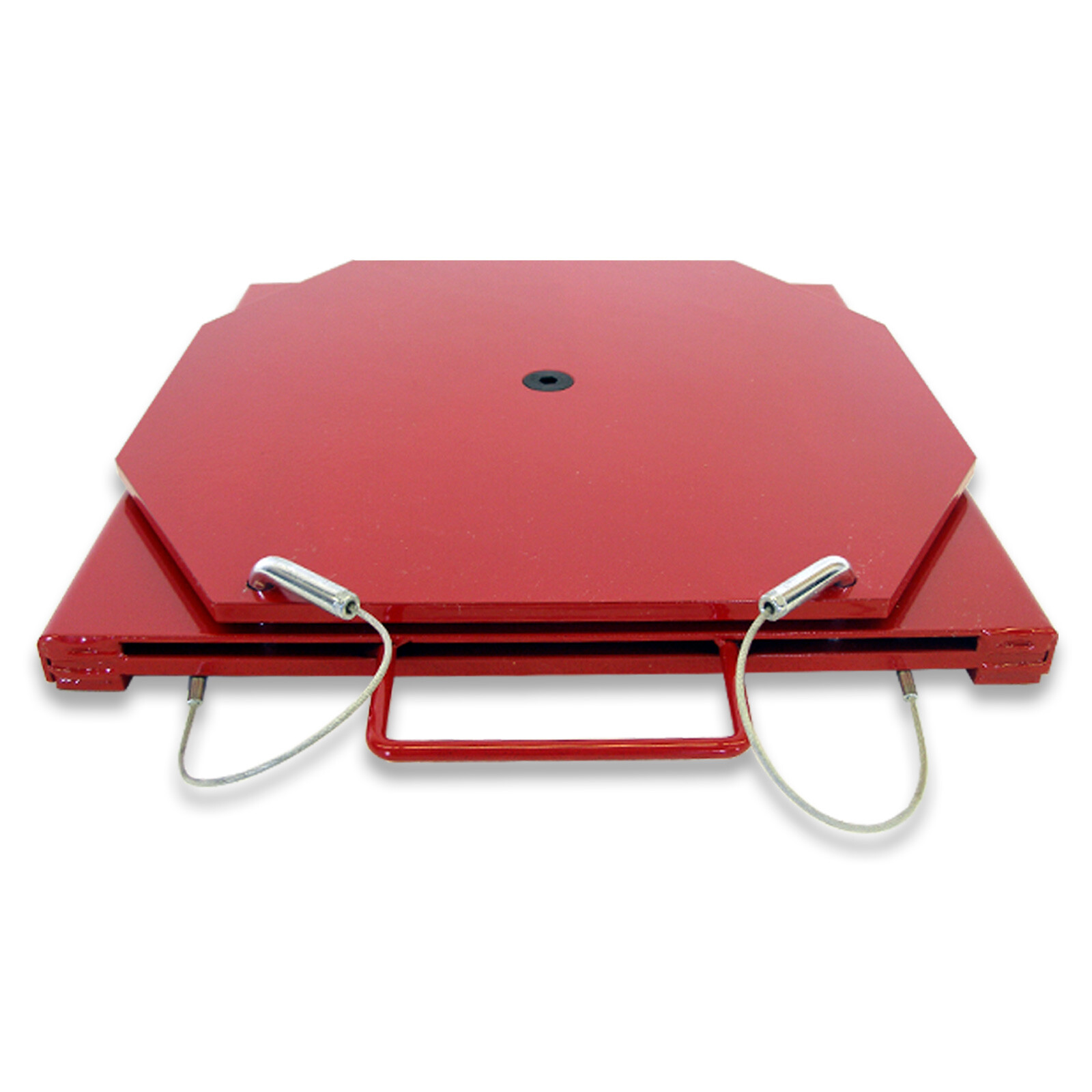 Alignment Turn Plate Table Set Red Steel Passenger Car Truck Hunter FMC Rack USA