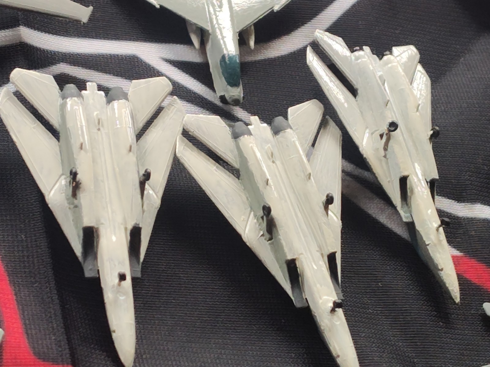 Lot Of 125+ Mini Built Model Airplanes For Aircraft Carriers Plastic 1/2"-2"Long