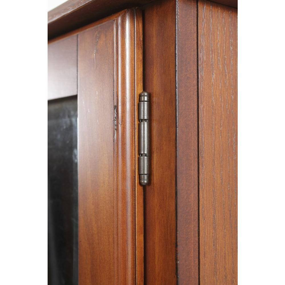 8 Gun Key Locking Gun Cabinet in Brown