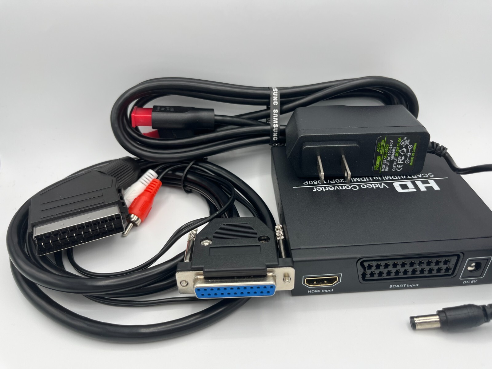 Commodore Amiga RGB to HDMI Adapter & Cable set - NTSC & PAL USA Seller