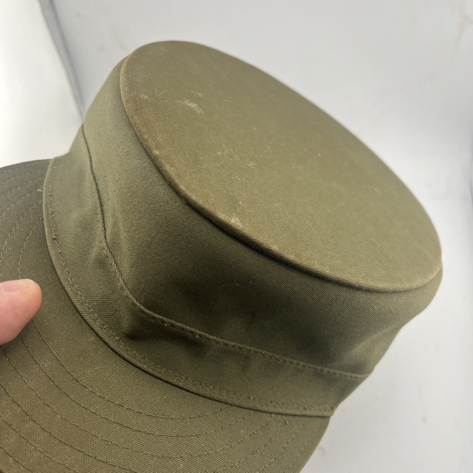 KOREAN WAR ERA 1950s US ARMY RIDGEWAY CAP - Rare Variant - Winter Version USAF