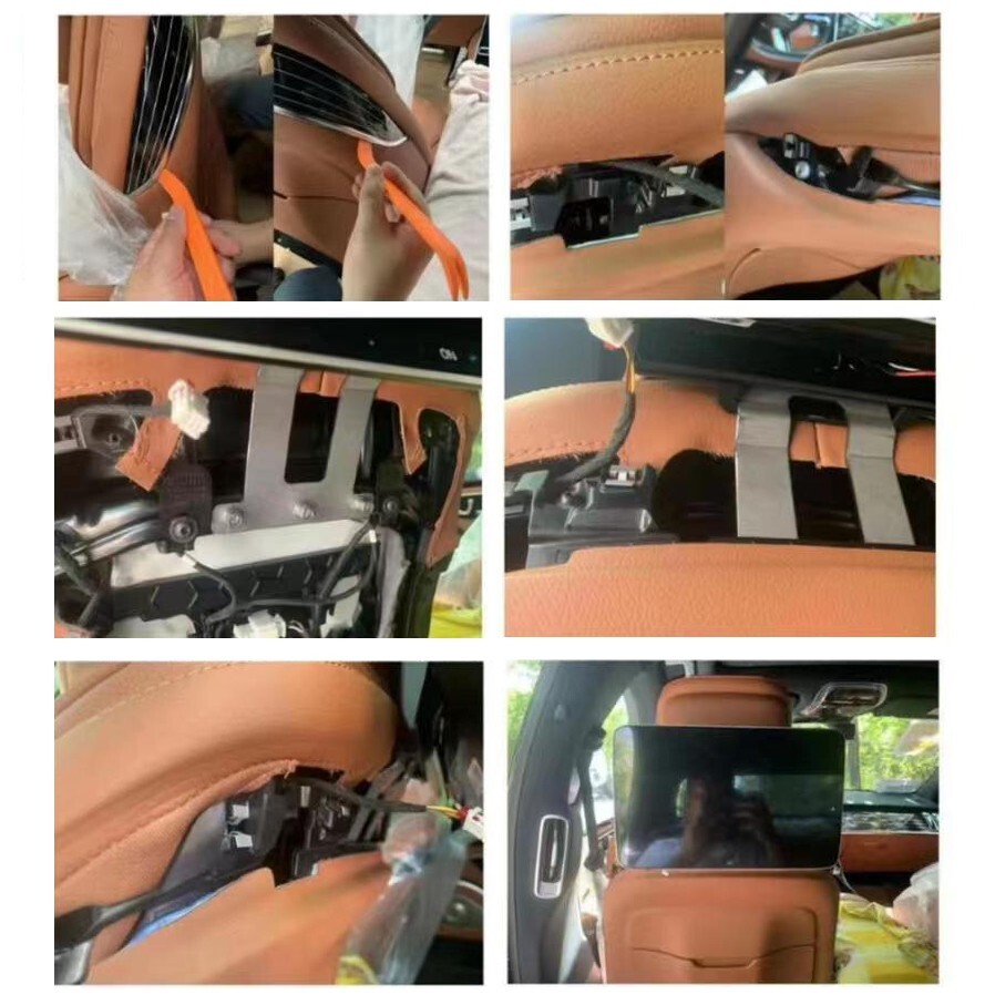 Rear Seat Entertainment System For Mercedes S Class S550 Car TV Headrest Monitor