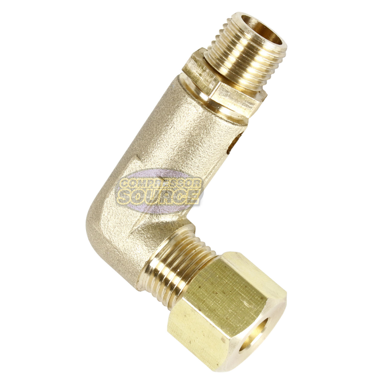 1/4" x 1/8" Two Stage Air Compressor Pump Elbow Unloader Valve 90 Degree Relief