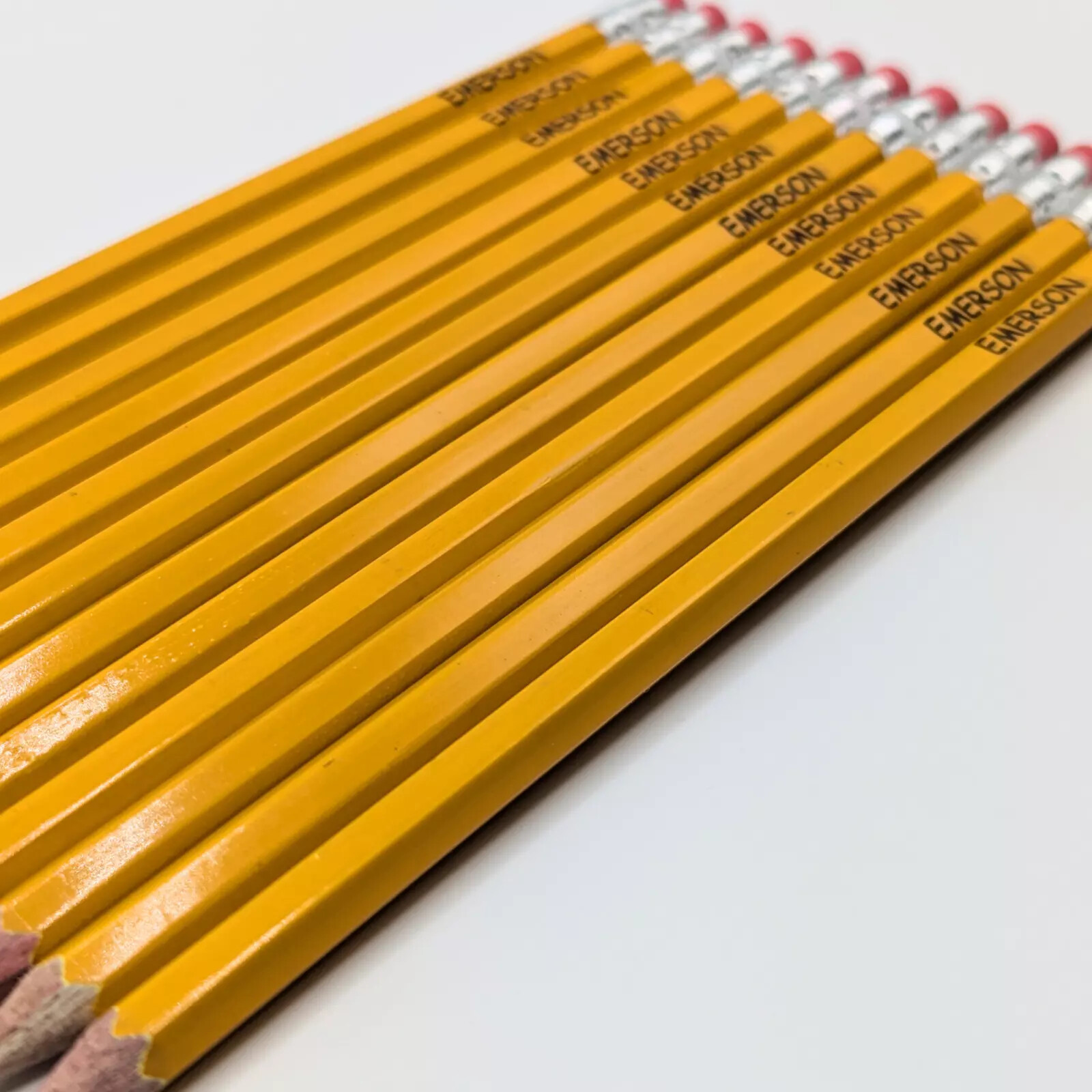 Custom Pencil Engraved Bulk Personalized Business School Teacher Gift