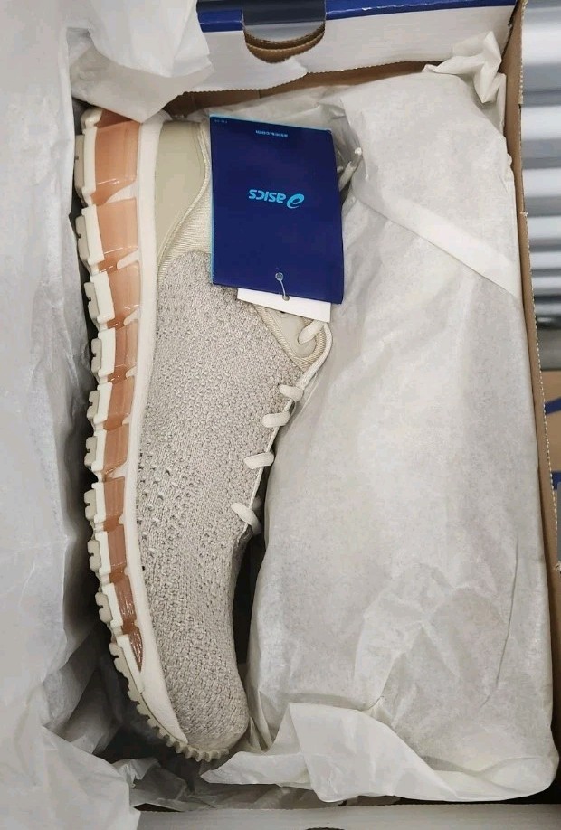 Asics gel quantum 360 knit 2 birch feather grey Women's Running Training Shoes