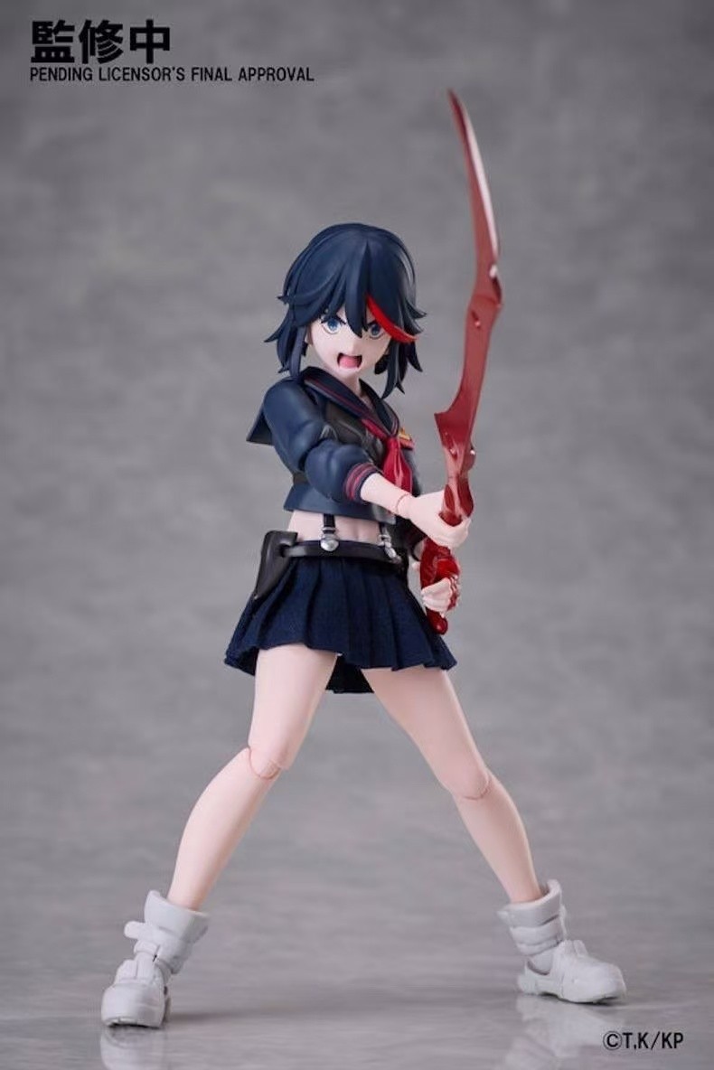 New BUZZmod. Kill la Kill Ryuko Matoi Action Figure Aniplex 1/12 Scale In Stock