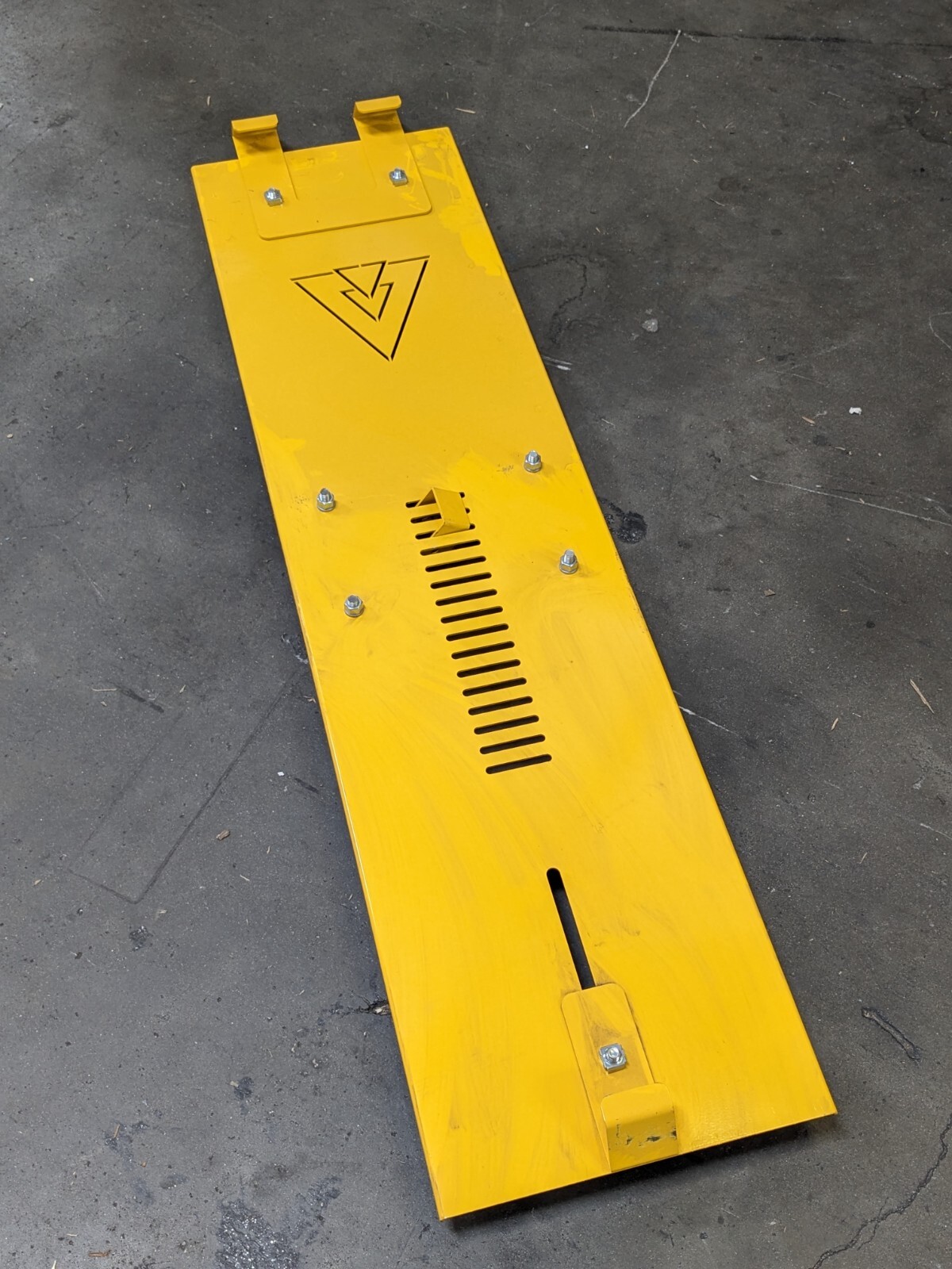 Belt Conveyor Guarding 71376A Ladder Safety Guard 62" L. x 15" W. Aluminum