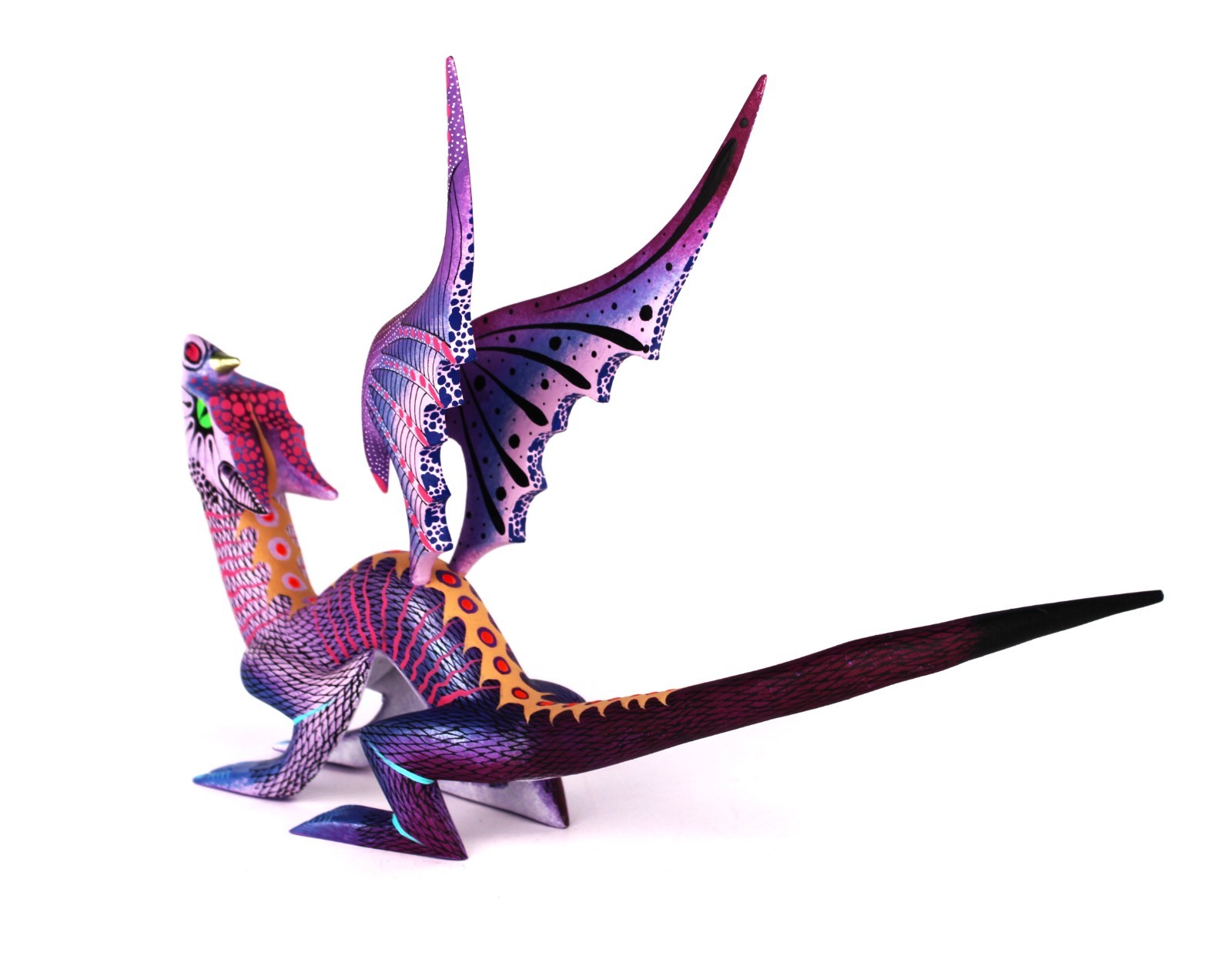 Oaxacan Wood Carving David Blas Mystical Dragon Oaxaca Mexican Folk Art Alebrije