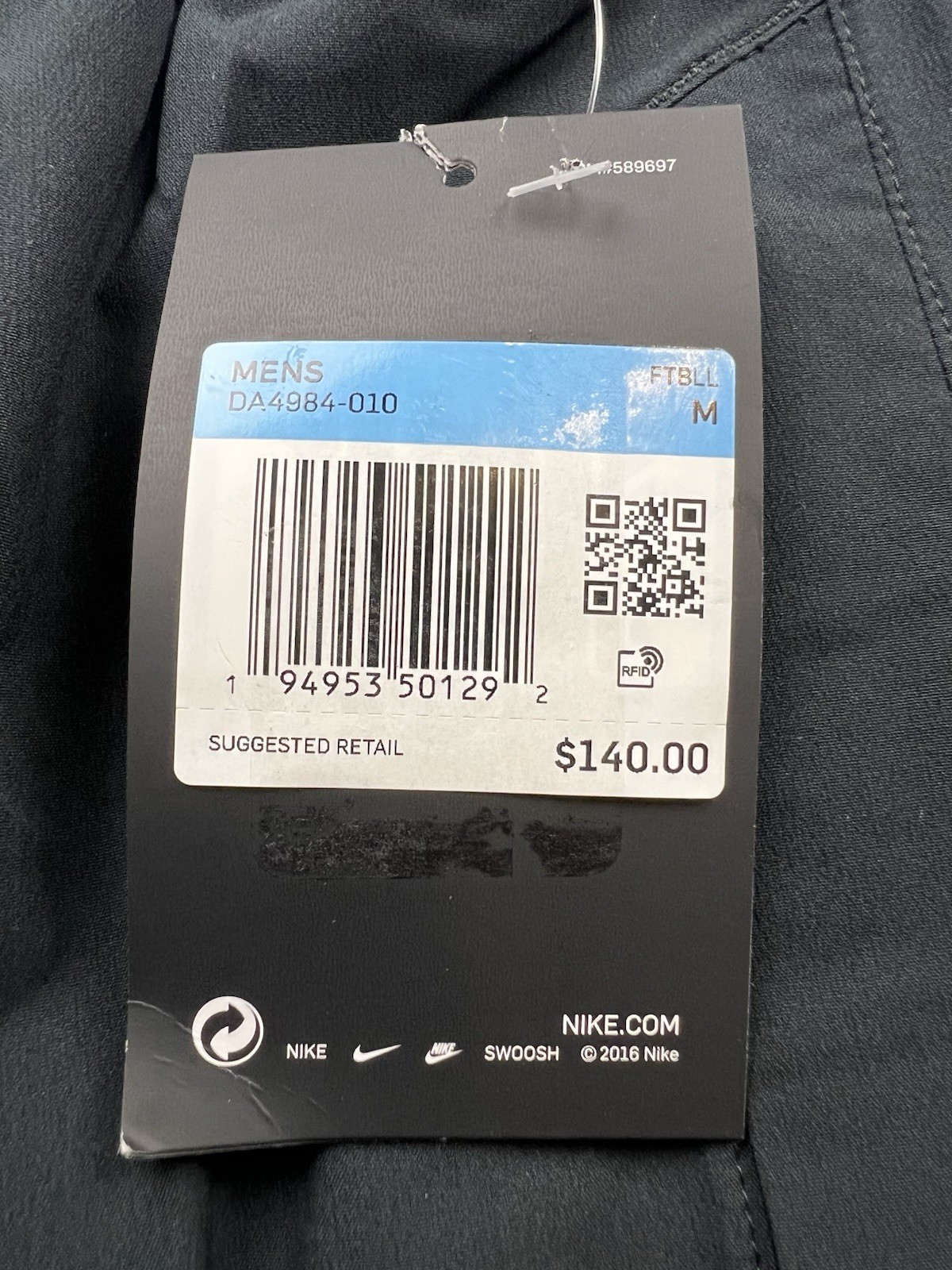 Nike Storm-Fit Waterproof Training Men’s Pants Black Size Medium DA4984-010 NWT